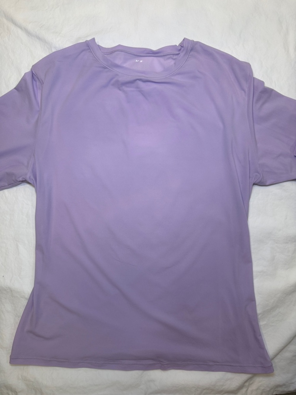SKIMS Purple Long Sleeve Top Large Soft Lounge Basic Fitted Minimalist